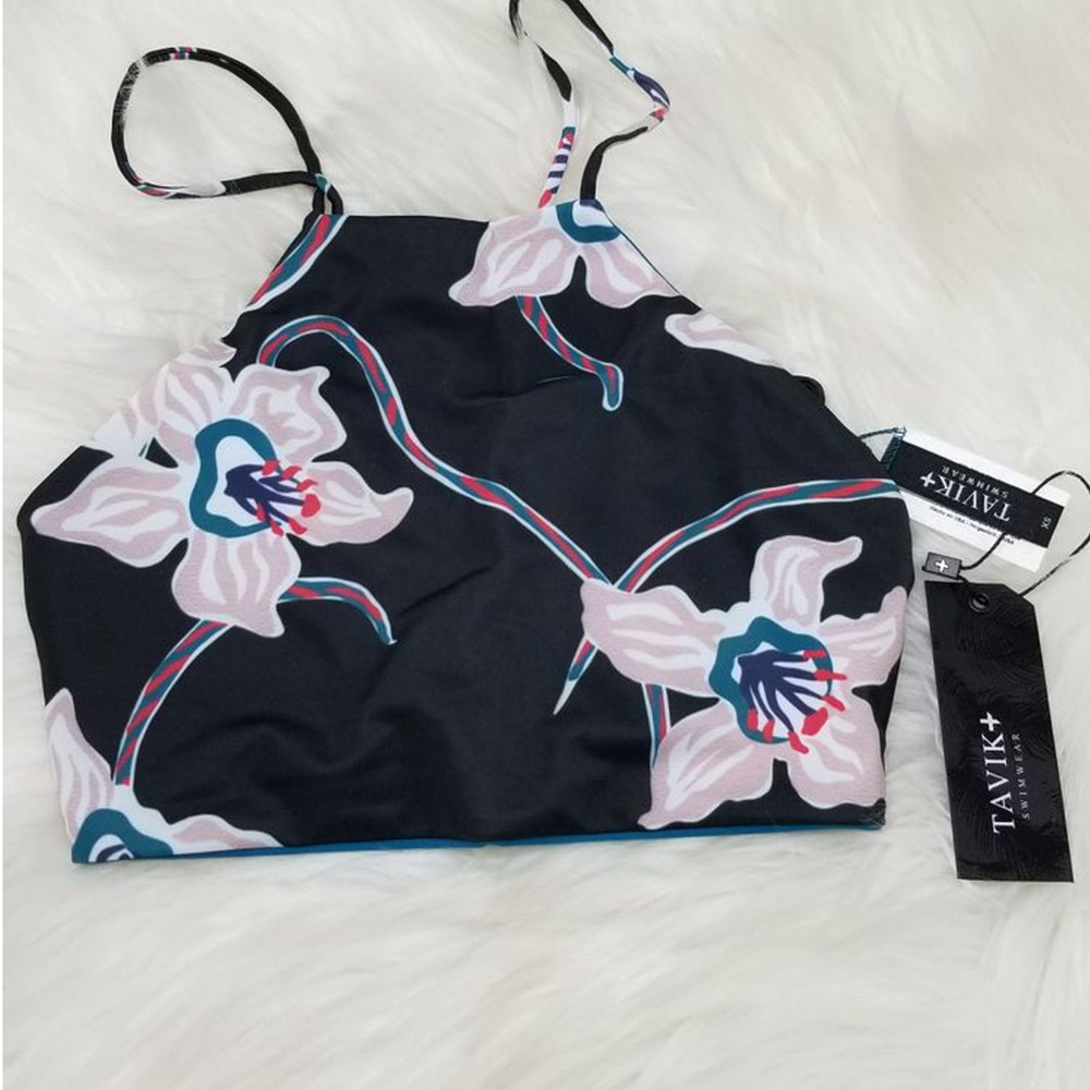 TAVIK Ryan Sport Swim Summer Pool Party Top Blossom XS